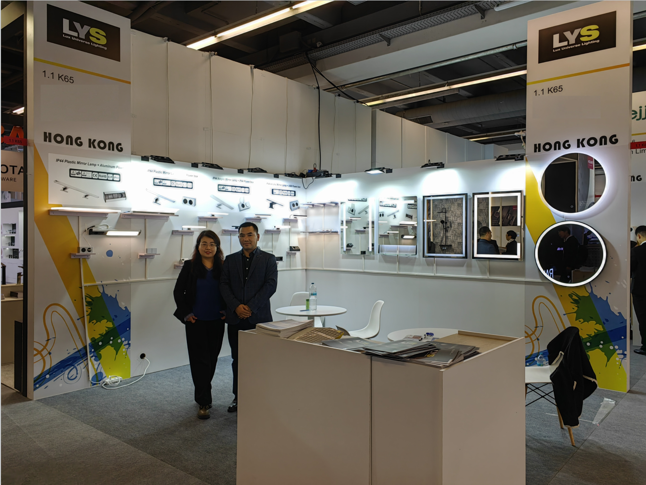 Nasza prezentacja LED Mirror na ISH Frankfurt 2023 - Aktualności - Ningbo Lux universe Lighting Technology Co., Ltd.